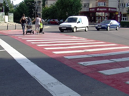 Trecere de pietoni rosie